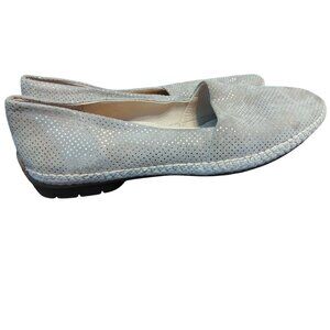 Paul Green Women's Espadrille Shoes Metallic Taupe Casual, Slip On, US Size 7